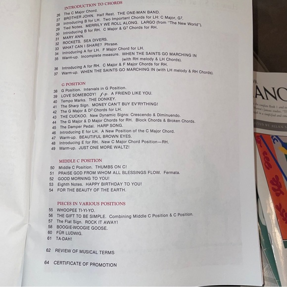 Alfred’s Basic Piano Chord Approach Lesson Book Level 1 - Picture 4 of 5